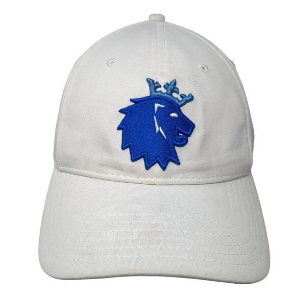 Royal Lion Strapback Baseball Cap White OS Adjustable Embroidered Under Armour - Picture 1 of 9